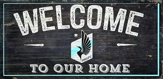 Fan Creations MLS Minnesota United Unisex Minnesota United Welcome Sign, Team Color, One Size