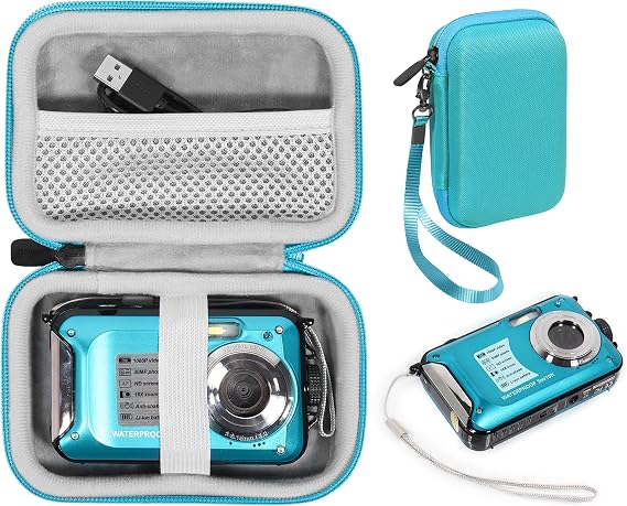 Case for Waterproof Camera YISENCE, Yifecial, Kaisoon Tech, Heegomn, Vmotal, S & P Safe and Perfect, Kid Underwater Camera