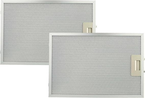 vhbw 2x Filter Metal Grease Filter Replacement for Bosch 4242001260069, 742967 for Extractor Fan - 38.8 x 26.5 x 0.9cm metal