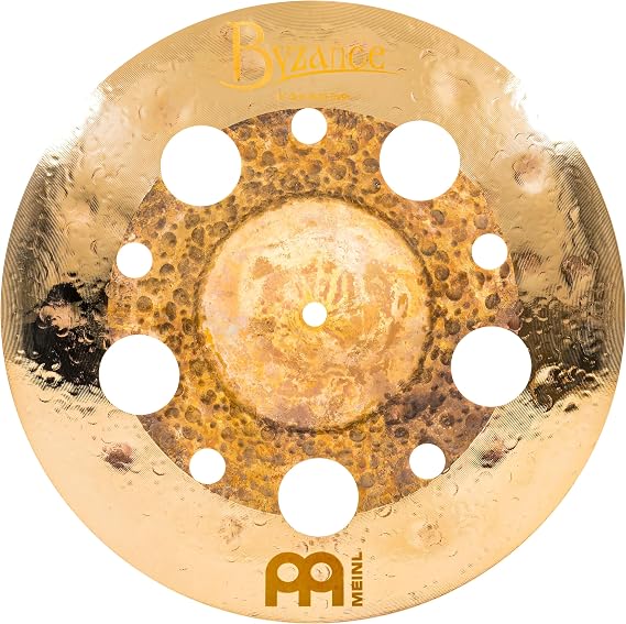 Byzance 14" Dual Multi Trash Crash with Holes MADE IN TURKEY Hand Hammered B20 Bronze,