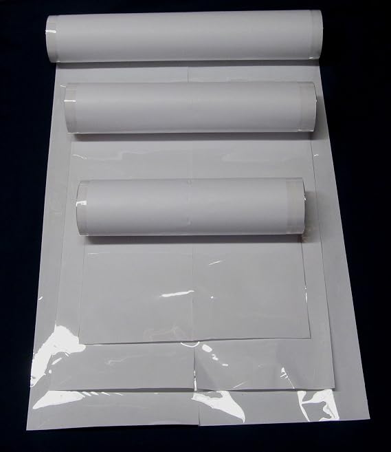 15 Yards Brodart Fold-On Archival Book Jacket Covers Large Roll Combo - 10, 12 & 14"