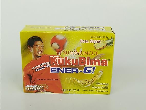 Sido Muncul Kuku Bima Ener-G! Energy Drink Powder (Pineapple)
