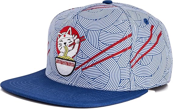 Blackskies® Snapback Cap mit Mustern und diversen Farben Herren Damen Baseball Mütze Kappe Wildleder Basecap Summer Urlaub Cap - Männer Frauen Unisex Streetwear Outdoor Sommer Freizeit