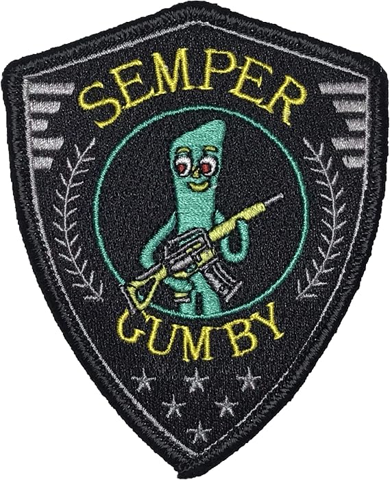Semper Gumby - Always Flexible Tactical Embroidered Morale Patch