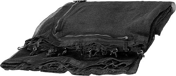 Upper Bounce Replacement Safety Enclosure Net - Curved Poles and Top Ring Frame