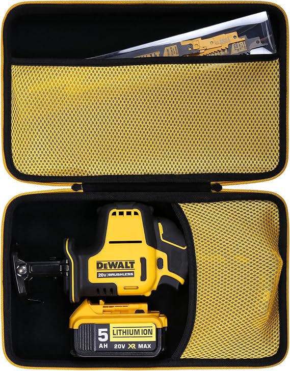 khanka Hard Case replacement for DEWALT ATOMIC 20V MAX* Cordless Reciprocating Saw (DCS369B), Case Only