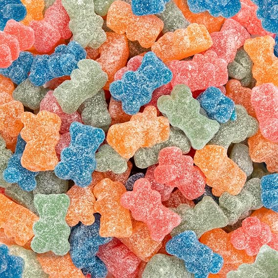 Sour Bears Gummy Candy, Gelatin Free Sour Gummies, 2 Lb Bag