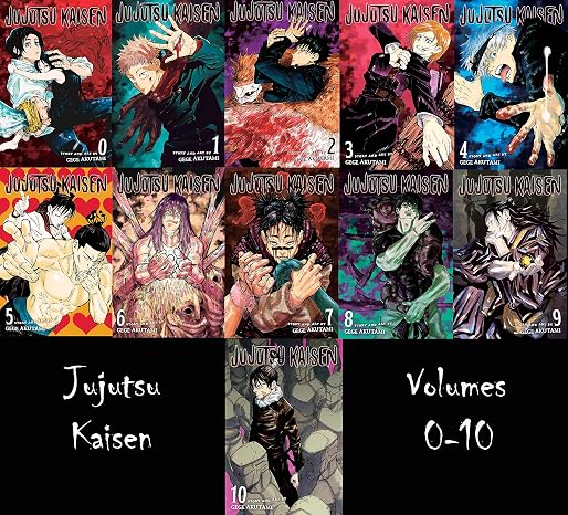 Jujutsu Kaisen Manga Complete Book Set Volumes 0-10