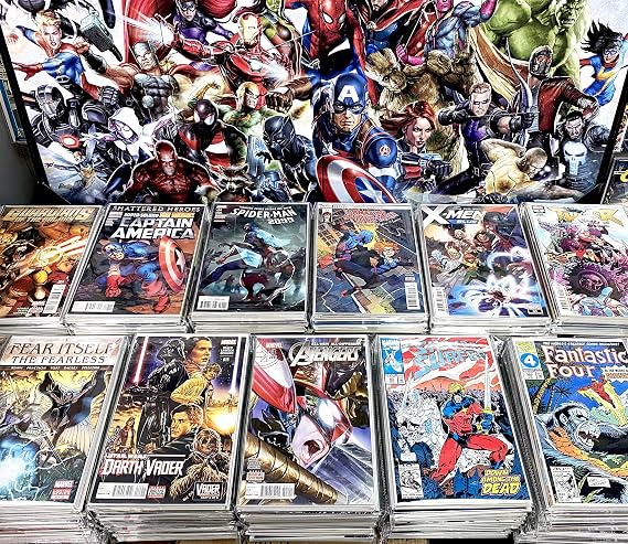 Premium Comic Books Gift Pack - 24 Collection - MARVEL ONLY - Superheroes Comics Grab Bag