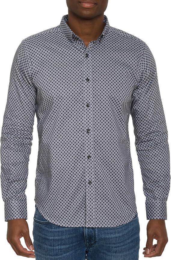 Robert Graham Mens Barese Long-Sleeve Button-Down Shirt