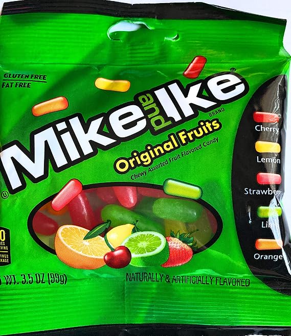 Mike and Ike Original Fruits 3.5oz bag