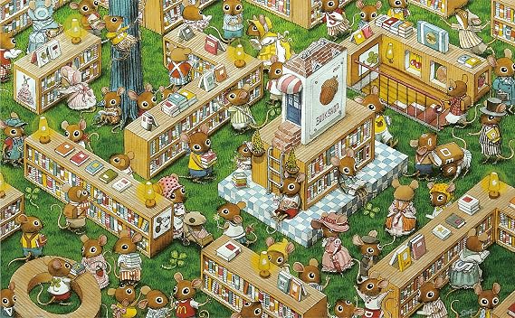Pintoo Jigsaw Puzzles 1000 Piece for Adults - SMART - The Bookstore Beautiful Plastic Puzzle for Home Decor Zero Dust Easy Storage [H1023]